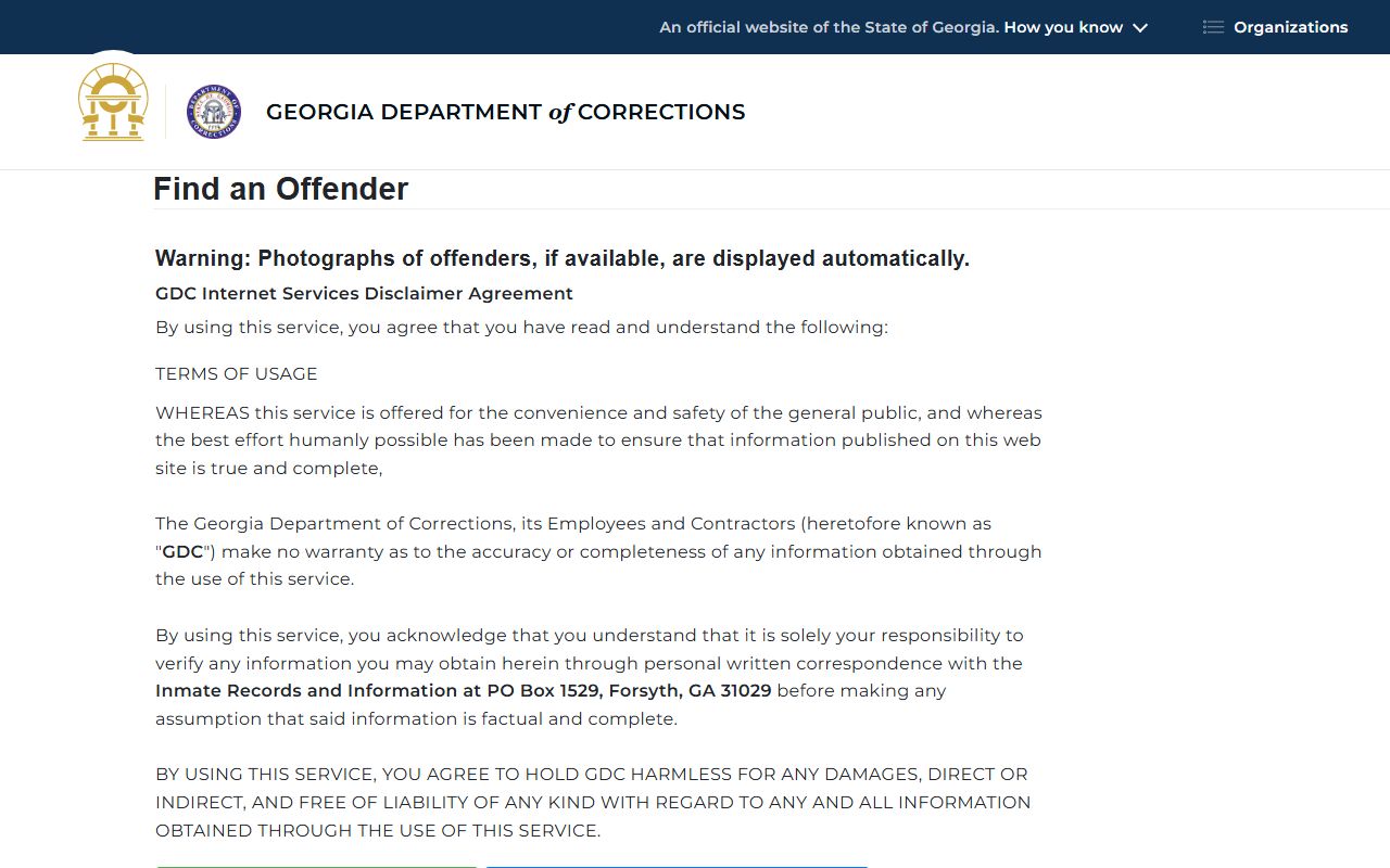 Monroe County arrest records Georgia Department of Corrections offender query