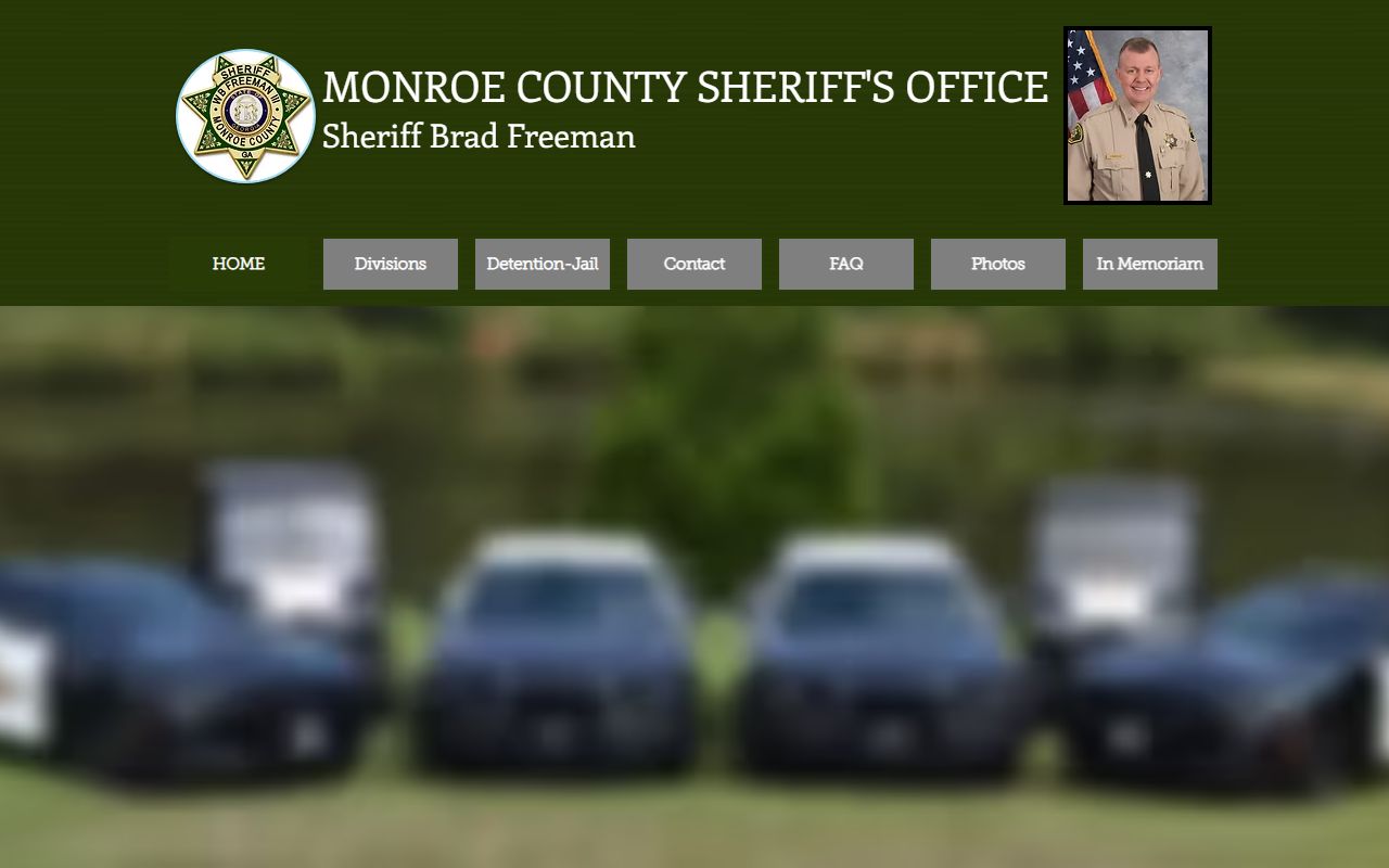 Monroe County arrest records sheriff homepage