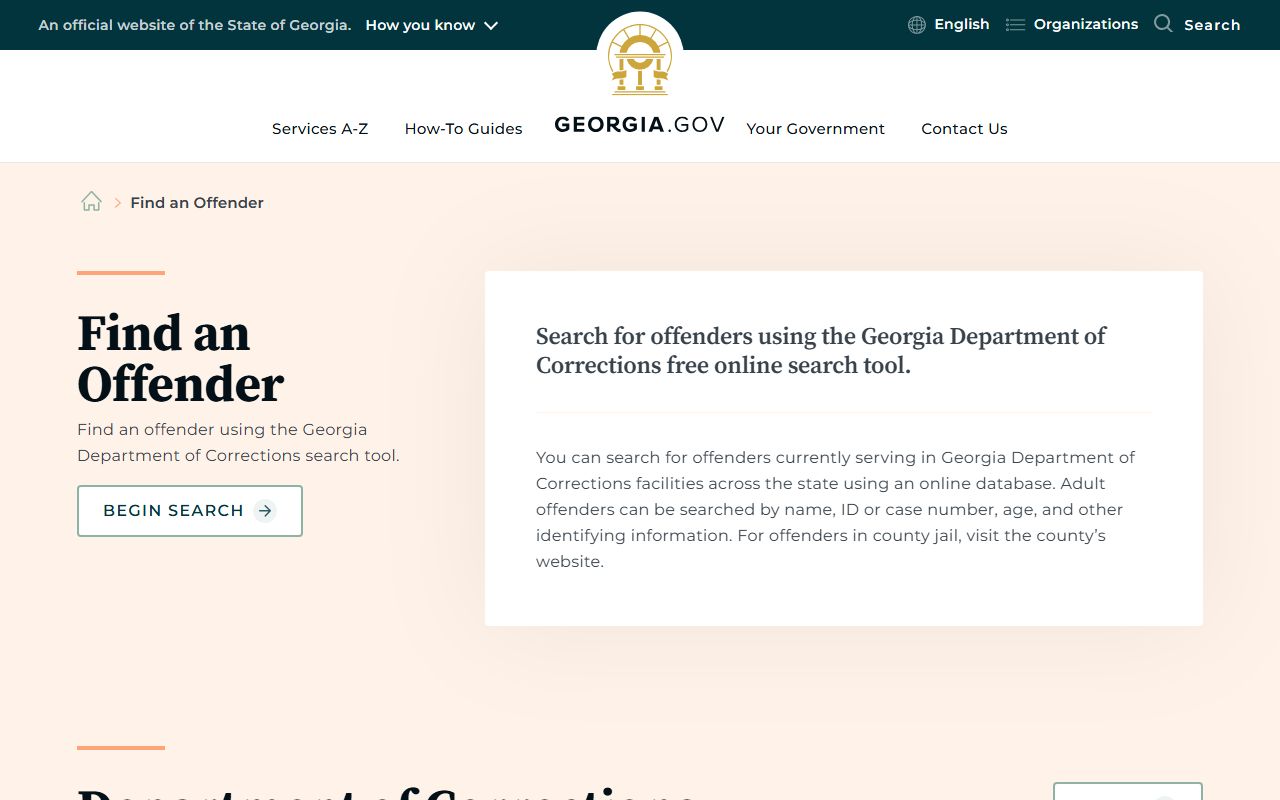 Monroe County arrest records Georgia.gov offender search guide