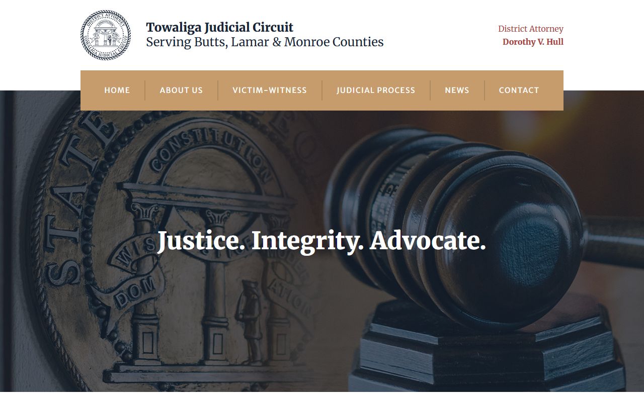 Monroe County criminal court records Towaliga Judicial Circuit District Attorney homepage
