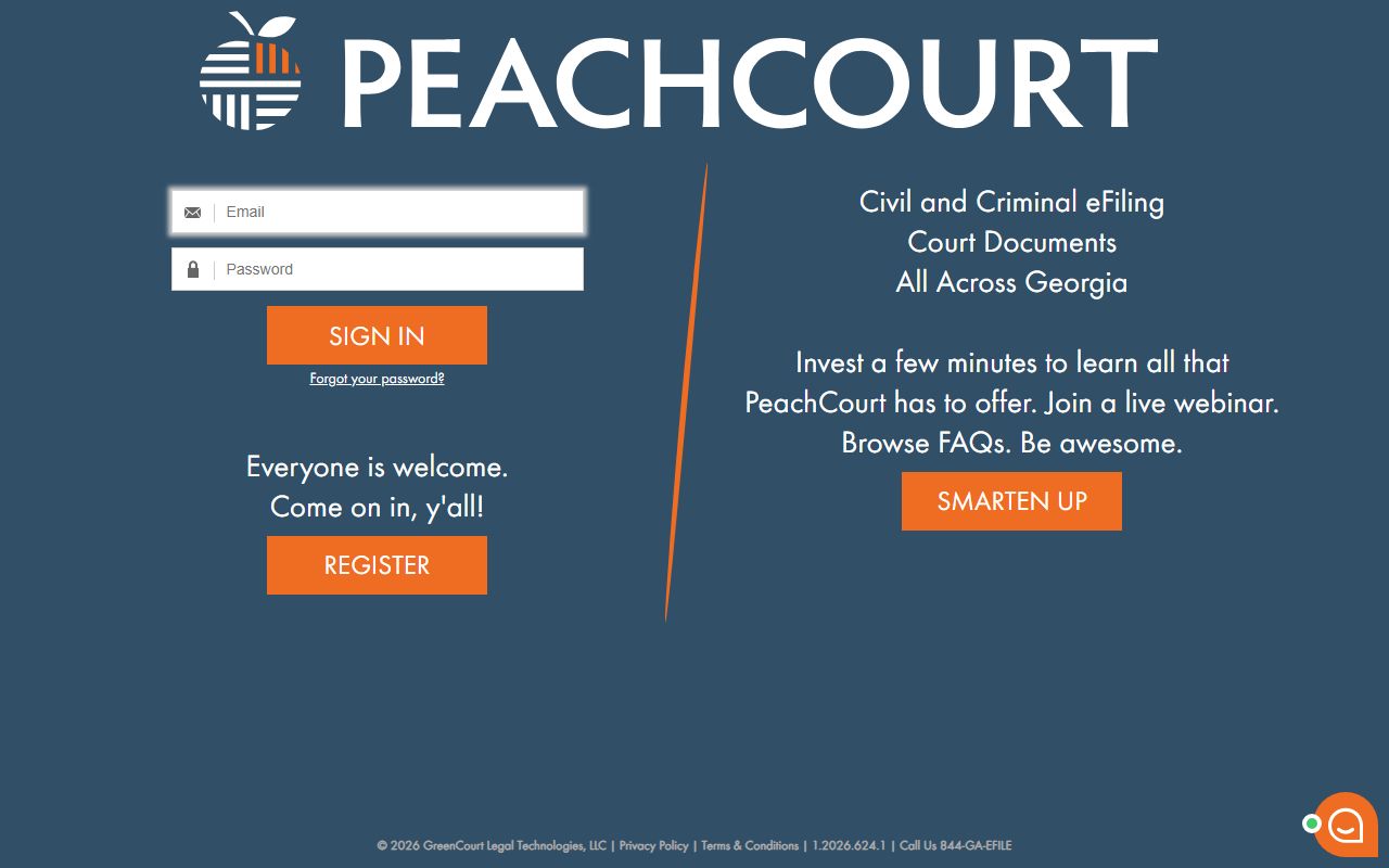 Monroe County Superior Court PeachCourt account access